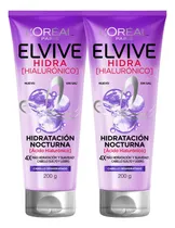 Comprar Elvive L'oréal Paris Kit 2 Tratamientos Nocturnos Elvive Hidra Hialurónico 200ml
