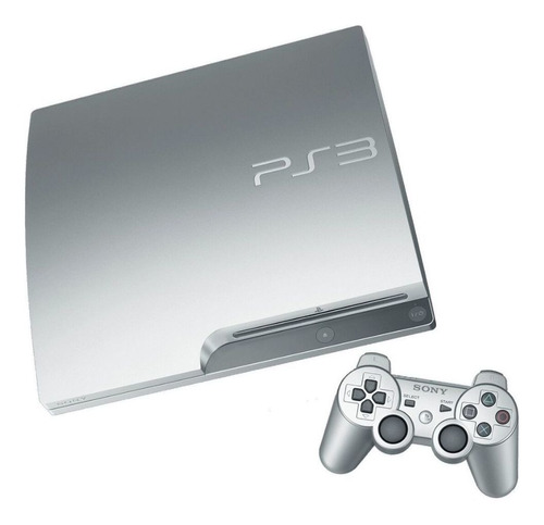 Sony PlayStation 3 Slim 160GB Standard  color satin silver 2010