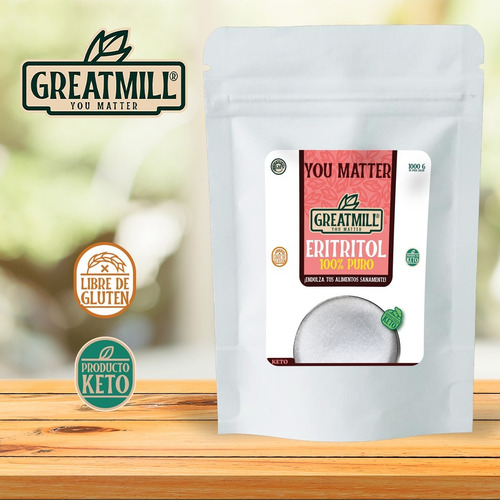 Eritritol + Goma Xantana + Psyllium Husk Keto 500 Gramos C/u