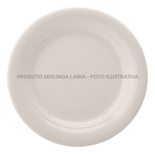 Prato Raso 28 Cm Porcelana Schmidt - Mod. Gourmet 2° Linha