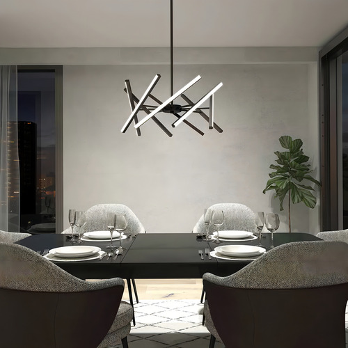 Artika, Lámpara Colgante Malibu Led Estructura Negro