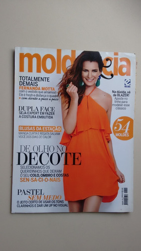 Revista Molde Cia 119 Decote Vestido Blusa Saia Calça Q663