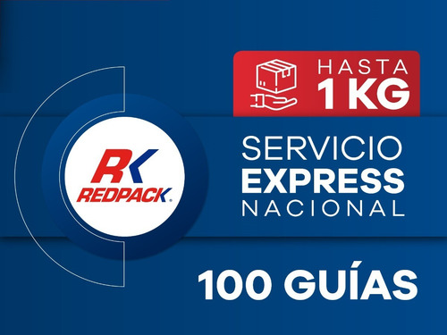 Imagen 1 de 1 de 100 Guías Prepagadas Express Hasta 1 Kg