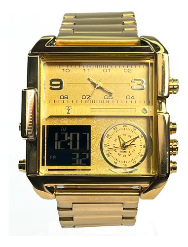 Reloj Trinity Analógico-digital -3 Relojes X 1-dorado, Plata