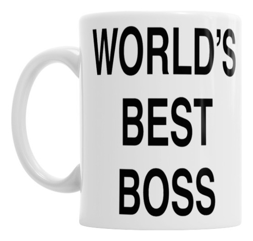 Taza The Office World Best Boss Única Cerámica 