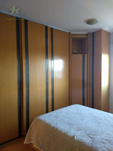 Apartamento Todo Planejado Com 3 Dormitórios E 2 Vagas À Venda Por R$ 750.000 - Centro - Suzano/sp - Ap0370