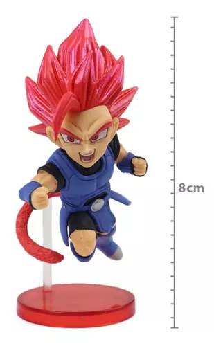 Banpresto Dragon Ball Legends Collab World Collectable Figure Vol 3 - 13  Super Saiyan God Shallot (red)