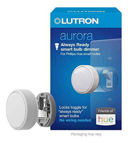 Lutron Z3-1brl-wh-l0 Atenuador De Bombilla Inteligente Auror