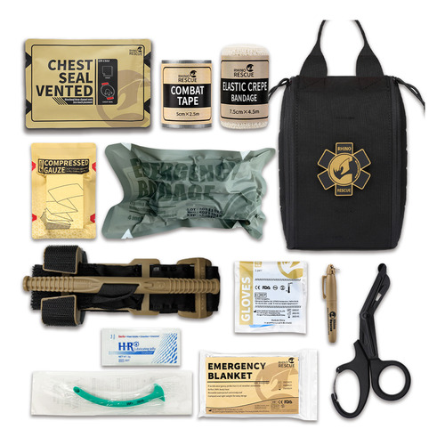 Kit De Trauma Rhino Rescue Ifak, Respuesta Rápida De Emergen