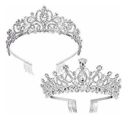 Diademas - Zocone - Tiara De Novia De Diamantes De Imitació