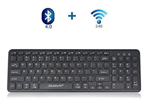 Bluetooth Teclado Universal Inalámbrico, Bluebyte Múltiples 