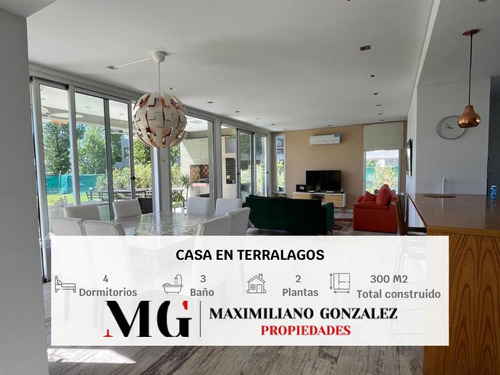 Casa En Alquiler, 6 Ambientes - Terralagos, Canning.