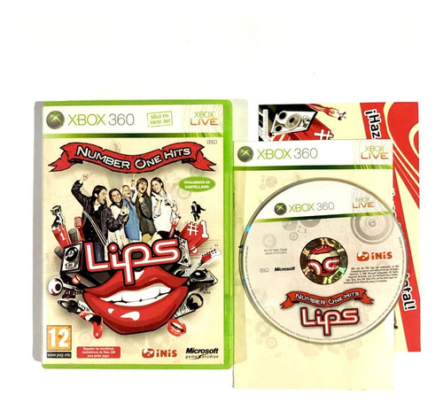 Lips Number One Hits - Juego Original Para Xbox 360 Pal Esp