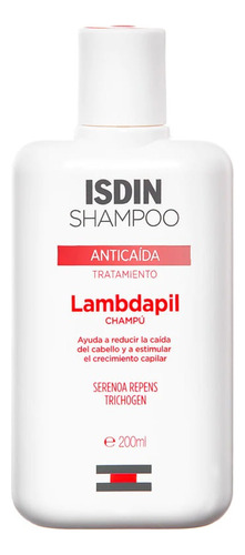 Shampoo Isdin Lambdapil Anticaída En Botella De 200ml Por 1 Unidad