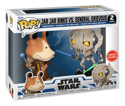 Funko Pop! Star Wars Jar Jar Binks Vs General Grievous Games