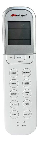 Control Remoto Mirage Life+ Life12 X2 Magnum 17 16 Color Blanco