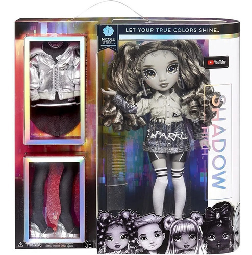 Muñeca Articulada Nicole Steel Rainbow High.