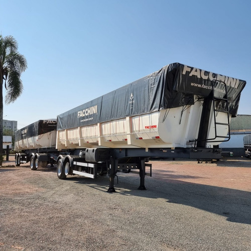 Imagem 8 de 15 de Carreta Rodocaçamba Facchini 35+35m³ 2020 Dolly 5ª Roda