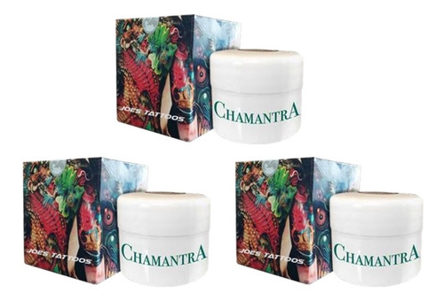  3 Pack De Chamantra Pain Killer 15grs Para Tatuar