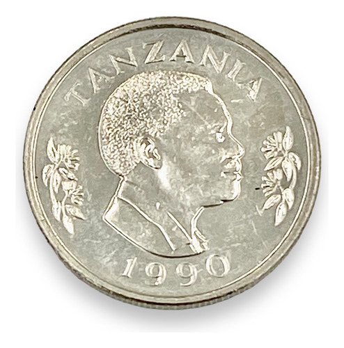 Moneda De Tanzania Continente Africano De 50 Sentí (Usado)