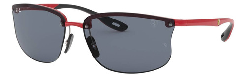 Ray-Ban Scuderia Ferrari Collection RB4322M - Dark grey - Plástico - Clásica - Red - Plástico - Red - Plástico - Standard