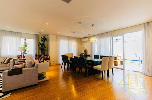 Imagem 1 de 25 de Casa De Condomínio Na Rua Laplace, 802, Brooklin. 450 M², Fino Acabamento, Piscina, Área Gourmet, 4 Suítes E 6 Vagas. Boulevard Laplace - Ca0563