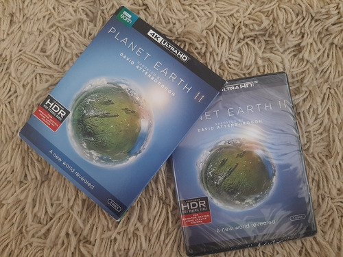 Blu Ray Ultra Hd 4k Planet Earth 2 Com Luva Lacrado