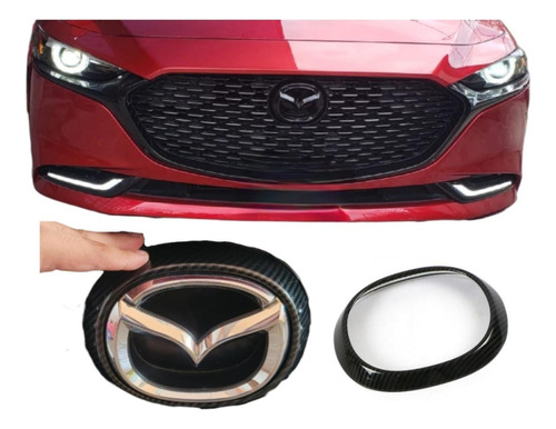 Cubierta Base Emblema Parrilla Mazda 3 2019 20 21 22 2023