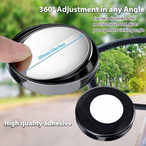 Espejo Convexo Auxiliar Universal En Forma De Ojo De Buey, 4