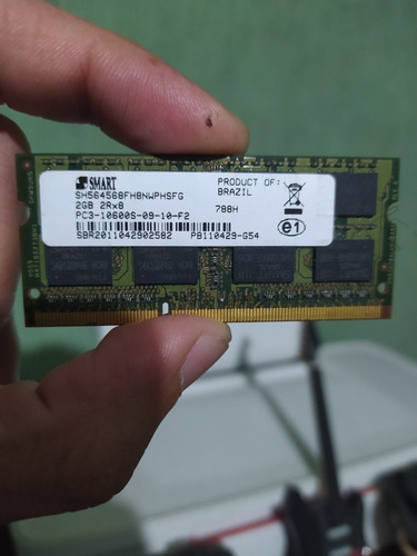 Memória Notebook 2gb Pc3-10600