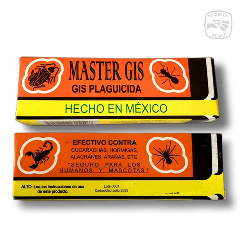 Gis Mexicano Cucarachas Hormigas Insectos 200 Piezas