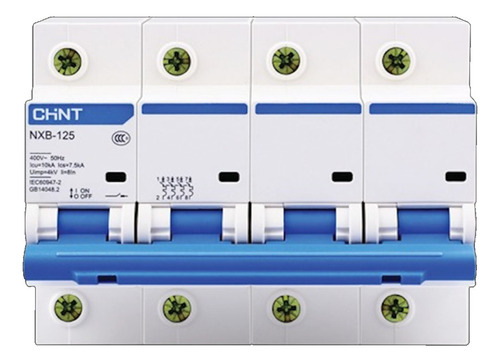 Termica Tetrapolar 4x80 A Chint Termomagnetica 4x80a