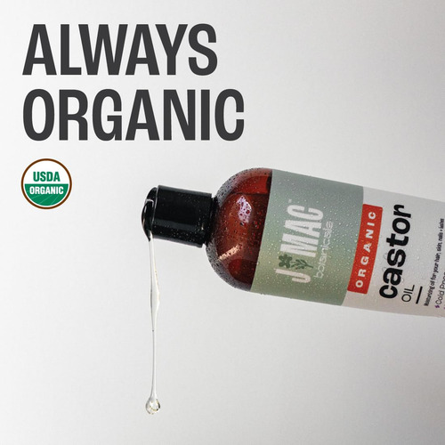 Aceite De Ricino J Mac Botanicals Prensado En Frío, 473 Ml,