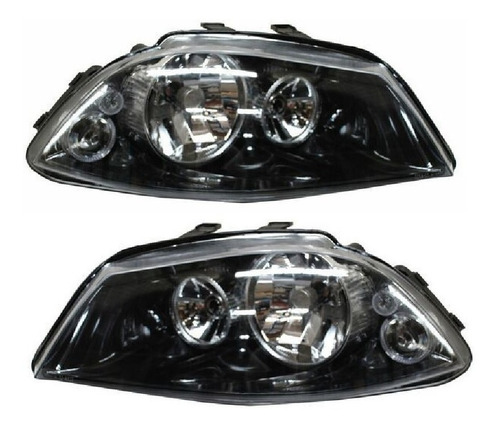 Imagen 1 de 1 de Par De Faros Seat Ibiza 2003-2004-2005-2006-2007 Doble As
