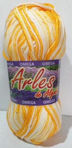 Hilaza Arles 100% Algodón Madeja De 100g Color Flor de calabaza