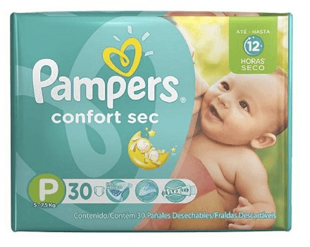 Pampers Confort Sec Pequeno (10 Unidades)