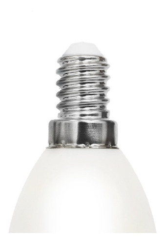 Foco Led Tipo Vela Opalino E14 Candil 4w Luz Calida, Philco Luz Luz Cálida