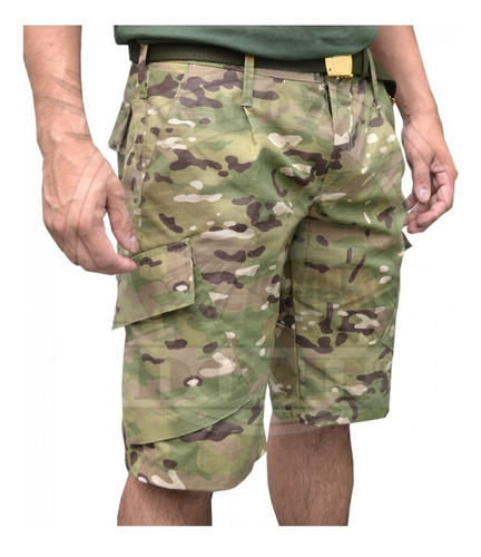 Berumuda Cargo Hombre Domi Camuflado Digital Multicam