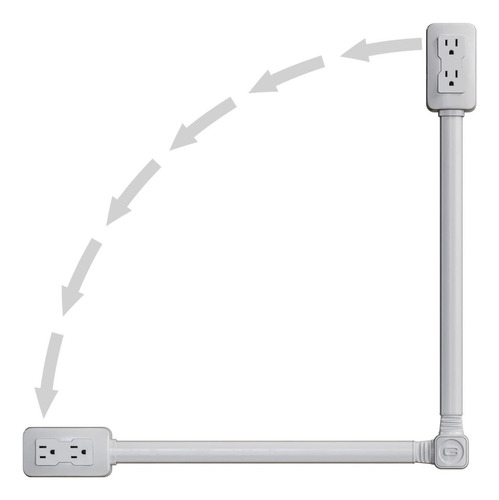 Extensor De Tomada Com Usb E Alimentação Ca, A