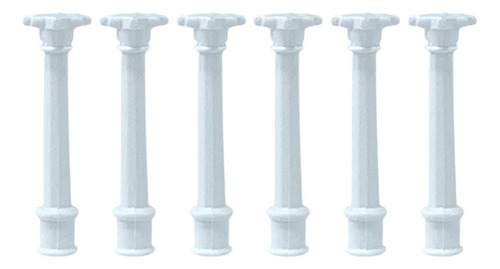 . 6x Mini Columnas Romanas Modelo Estatuas Griegas 3,5 Cm