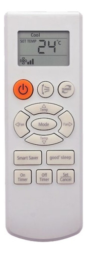 Control Remoto Aire Acondicionado Reeplazo Samsung Ar-857