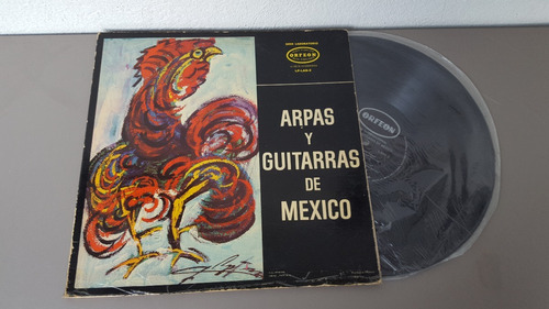 Disco De Acetato Arpas Y Guitarras De Mexico