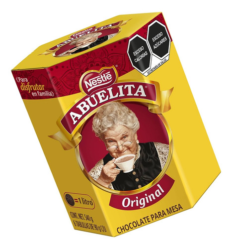 Chocolate Abuelita Nestle 3paquetes De 6pzs De 90g Cada Uno