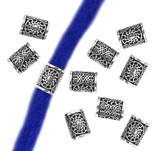 Vikingo Guerrero Barba Cuentas Para Paracord Barbas Estilo 4