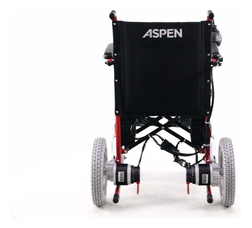 Silla De Ruedas Motorizada Electrica Plegable Aspen Jl102 Color Rojo - Negro