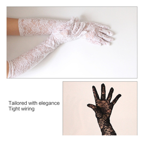 (w) Guantes Largos Guantes De Novia Para Guantes De Boda Gua
