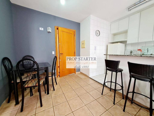 Imagem 1 de 24 de Apartamento Mobiliado Com 1 Dormitório Para Alugar, 40 M² Por R$ 2.500/mês - Consolação - Prop Starter Imóveis - Ap0798