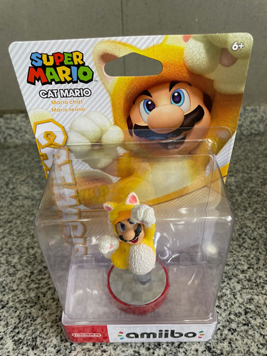Cat Mario Felino - Amiibo - Linea Super Mario - Edición 2024