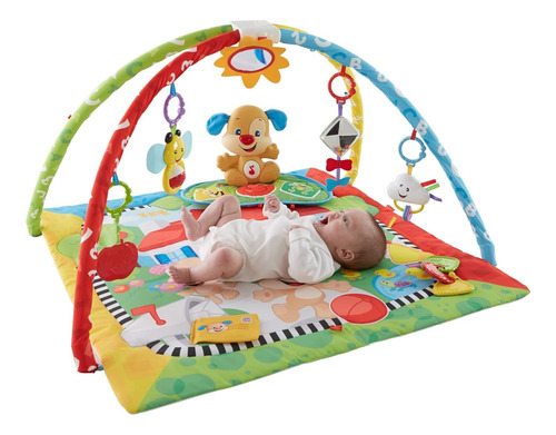 Gimnasio Fisher Price Musica Y Luces Perrito Puppy Aprende