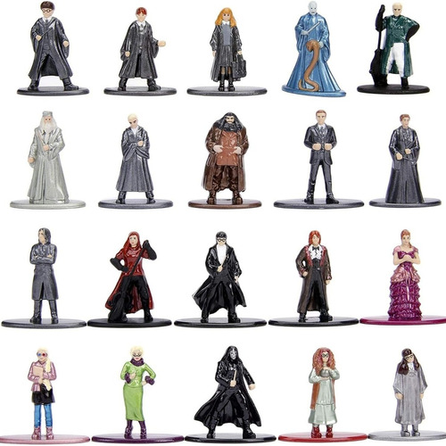 Set Harry Potter Figuras Coleccionables De Metal Fundido